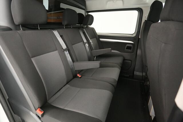 Citroen JUMPY BlueHDI L3H1 | MARGE! | Dubbele Cabine | 5 Persoons | Airco Carplay Cruise Navi PDC Trekhaak