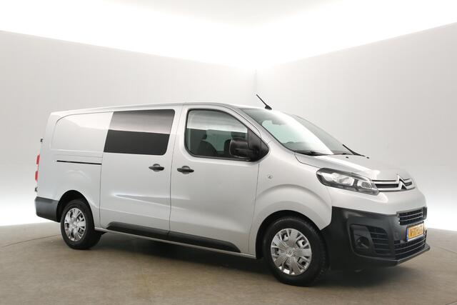Citroen JUMPY 2.0 BlueHDI L3H1 | MARGE! | Dubbele Cabine | 5 Persoons | Airco Cruise Carplay Navigatie PDC Trekhaak