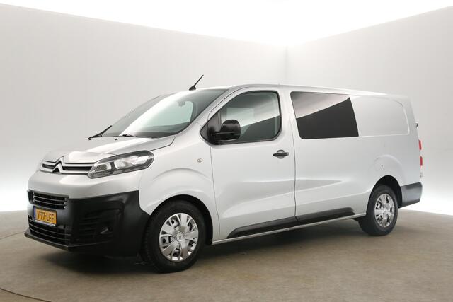 Citroen JUMPY 2.0 BlueHDI L3H1 | MARGE! | Dubbele Cabine | 5 Persoons | Airco Cruise Carplay Navigatie PDC Trekhaak