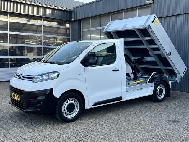 Citroen JUMPY 2.0 BlueHDI 120 kipper Cruise controle Trekhaak 1900kg trekgewicht Telefoonverbinding 2-Persoons 1e eigenaar Muhlwagen Kieper