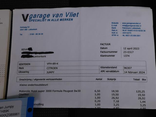 Citroen JUMPY 2.0 BlueHDI 120 M Club 02-2020 135.860 KM