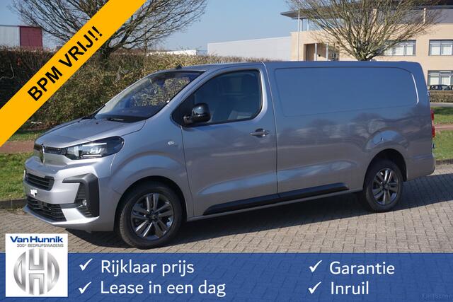 Citroen JUMPY 2.0D 180PK EAT8 Aut L3H1 BPM VRIJ!! LED, Navi, Clima, Camera, 17" LM, Stoel-Stoel!! Nr. J458*