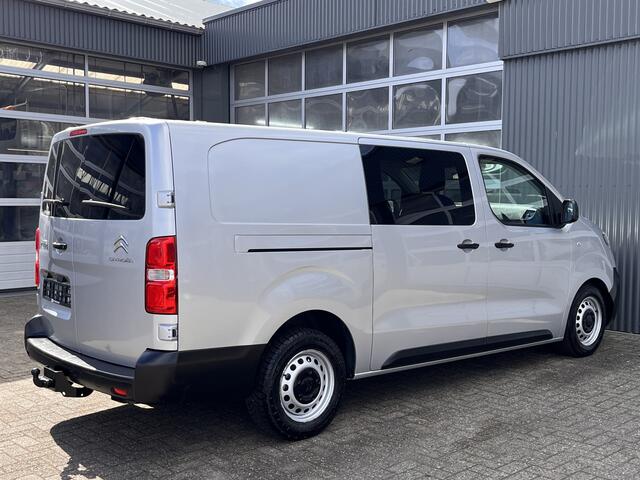 Citroen JUMPY 2.0 HDI 120 XL DC Marge BTW en BPM vrij!! Airco Cruise controle Trekhaak 2500kg Navigatiesysteem 5-Persoons Parkeerhulp achter Apple carplay 1e eigenaar Euro 6 Bpm en Btw vrij voor particulier gebruik !!