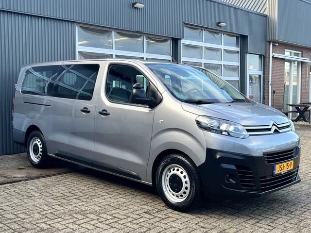 Citroen JUMPY 1.5 BlueHDi XL Marge BTW en BPM vrij!! Airco Cruise controle Trekhaak 2500kg Navigatiesysteem Personenvervoer 8-Persoons Parkeerhulp achter Apple carplay 1e eigenaar Euro 6 Bpm en Btw vrij voor particulier