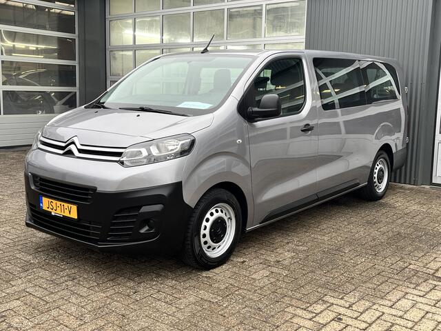 Citroen JUMPY 1.5 BlueHDi XL Marge BTW en BPM vrij!! Airco Cruise controle Trekhaak 2500kg Navigatiesysteem Personenvervoer 8-Persoons Parkeerhulp achter Apple carplay 1e eigenaar Euro 6 Bpm en Btw vrij voor particulier