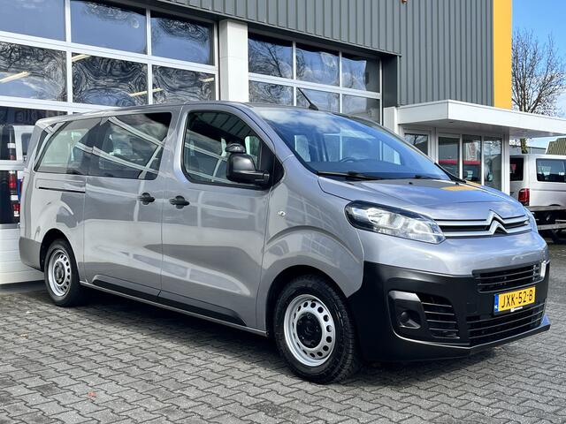Citroen JUMPY 1.5 BlueHDi XL Marge BTW en BPM vrij!! Airco Cruise controle Trekhaak 2500kg Navigatiesysteem Personenvervoer 8-Persoons Parkeerhulp achter Apple carplay 1e eigenaar Euro 6 Bpm en Btw vrij voor particulier