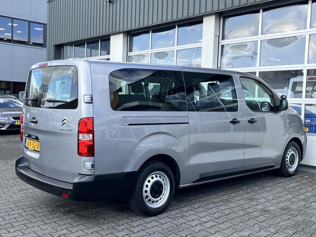Citroen JUMPY 1.5 BlueHDi XL Marge BTW en BPM vrij!! Airco Cruise controle Trekhaak 2500kg Navigatiesysteem Personenvervoer 8-Persoons Parkeerhulp achter Apple carplay 1e eigenaar Euro 6 Bpm en Btw vrij voor particulier