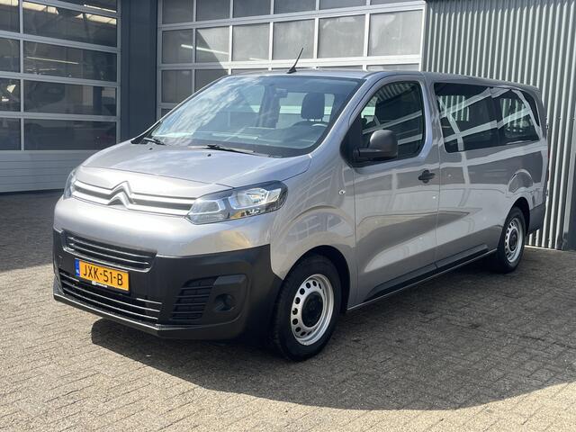 Citroen JUMPY 1.5 BlueHDi 120 XL Marge BTW en BPM vrij!! Airco Cruise controle Trekhaak 2500kg Navigatiesysteem Personenvervoer 9-Persoons Parkeerhulp achter Apple carplay 1e eigenaar Euro 6 Bpm en Btw vrij voor particulier