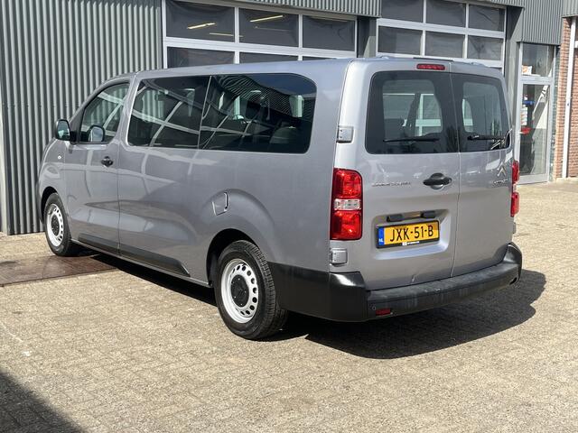 Citroen JUMPY 1.5 BlueHDi 120 XL Marge BTW en BPM vrij!! Airco Cruise controle Trekhaak 2500kg Navigatiesysteem Personenvervoer 9-Persoons Parkeerhulp achter Apple carplay 1e eigenaar Euro 6 Bpm en Btw vrij voor particulier