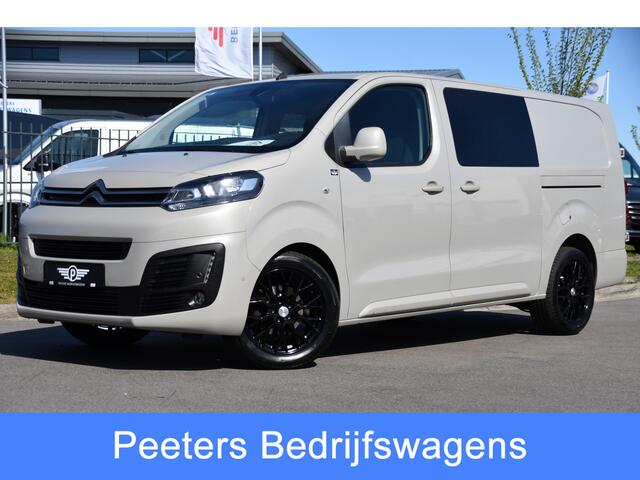 Citroen JUMPY 2.0 BlueHDI 120 L3 PB Edition 360 Camera, Cruise, Carplay, 2 x Schuifdeur, Multimedia, Luxe Cabine, Trekhaak, 122pk, uniek!