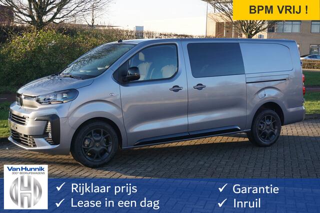 Citroen JUMPY 2.0D 180PK EAT8 Aut L3H1 Dubbel Cabine BPM VRIJ!! Navi, Camera, Airco, Cruise!! Nr. F01*