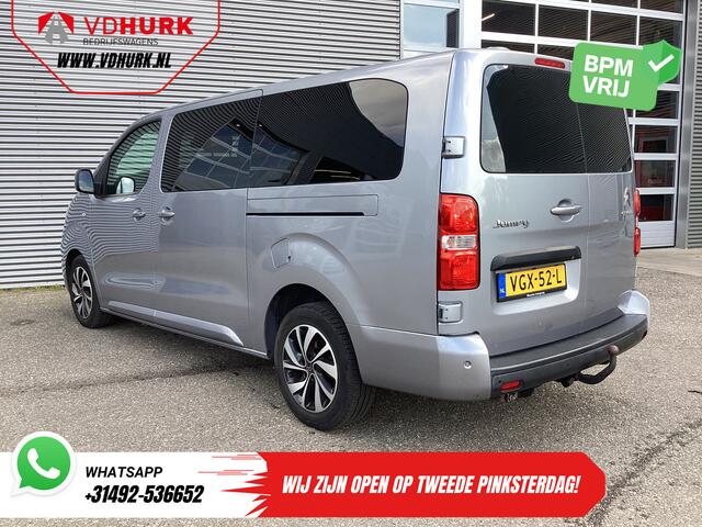 Citroen JUMPY 2.0 HDI 180 pk Aut. DC Dubbel Cabine Xenon/ Adapt.Cruise/ Standkachel/ 2x Schuifdeur/ Carplay/ Keyless/ Climate/ Camera/ Navi/ 17"LMV/ PDC/ Trekhaak