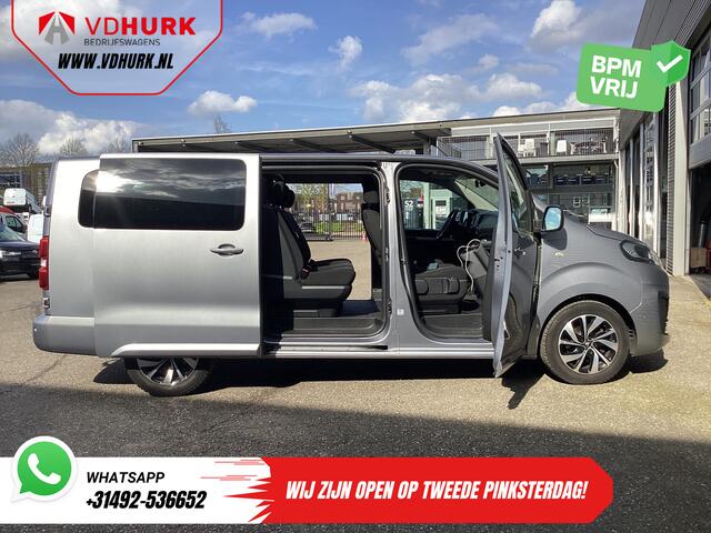 Citroen JUMPY 2.0 HDI 180 pk Aut. DC Dubbel Cabine Xenon/ Adapt.Cruise/ Standkachel/ 2x Schuifdeur/ Carplay/ Keyless/ Climate/ Camera/ Navi/ 17"LMV/ PDC/ Trekhaak