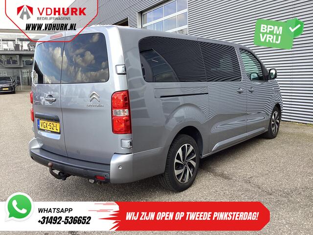Citroen JUMPY 2.0 HDI 180 pk Aut. DC Dubbel Cabine Xenon/ Adapt.Cruise/ Standkachel/ 2x Schuifdeur/ Carplay/ Keyless/ Climate/ Camera/ Navi/ 17"LMV/ PDC/ Trekhaak