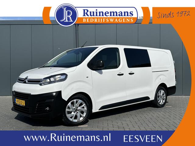 Citroen JUMPY 2.0 BlueHDI 180 PK / AUTOMAAT / L3H1 / DUBBEL CABINE / 2x SCHUIFDEUR / TREKHAAK / CAMERA / BLIND SPOT / ECC / CRUISE / 6 PERSOONS