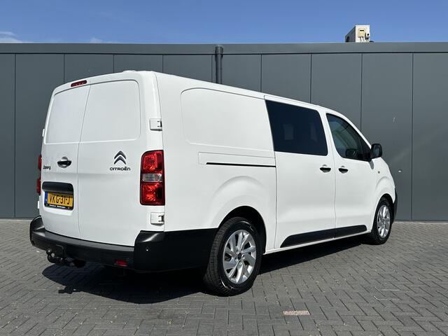 Citroen JUMPY 2.0 BlueHDI 180 PK / AUTOMAAT / L3H1 / DUBBEL CABINE / 2x SCHUIFDEUR / TREKHAAK / CAMERA / BLIND SPOT / ECC / CRUISE / 6 PERSOONS