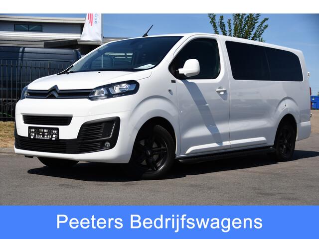 Citroen JUMPY 2.0 BlueHDI 120 L3 PB Edition Camera, Cruise, Carplay, Clima, 122pk, Trekhaak, 6 zitplaatsen, Sensoren, Multimedia, Uniek!
