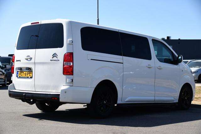 Citroen JUMPY 2.0 BlueHDI 120 L3 PB Edition Camera, Cruise, Carplay, Clima, 122pk, Trekhaak, 6 zitplaatsen, Sensoren, Multimedia, Uniek!