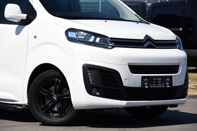 Citroen JUMPY 2.0 BlueHDI 120 L3 PB Edition Camera, Cruise, Carplay, Clima, 122pk, Trekhaak, 6 zitplaatsen, Sensoren, Multimedia, Uniek!