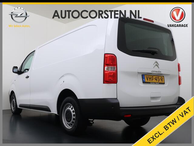 Citroen JUMPY 2.0HDI 120 XL L3 Ecc Cruise Control Dodehoek Assist Bluetooth Regen-Lichtsensor Pdc Betonplex Vloer Wandbetimmering Schuifdeur 1e Eigenaar Origineel Nederlandse Auto