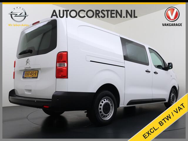 Citroen JUMPY 2.0HDI 120 XL L3 Ecc Cruise Control Dodehoek Assist Bluetooth Regen-Lichtsensor Pdc Betonplex Vloer Wandbetimmering Schuifdeur 1e Eigenaar Origineel Nederlandse Auto