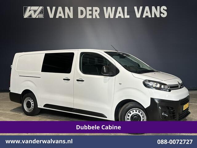Citroen JUMPY 2.0 BlueHDI 123pk L3H1 Dubbele Cabine Euro6 Airco | 6-Zits | 2x Zijdeur | Camera | Navigatie | Apple Carplay Android Auto, Cruisecontrol, Parkeersensoren, 2500kg Trekhaak
