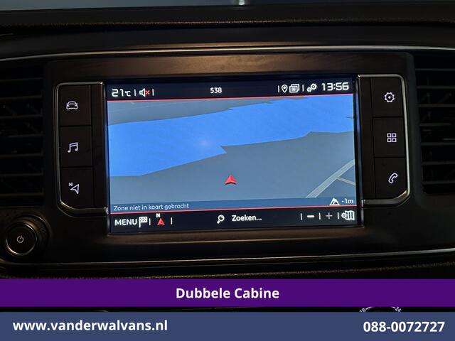 Citroen JUMPY 2.0 BlueHDI 123pk L3H1 Dubbele Cabine Euro6 Airco | 6-Zits | 2x Zijdeur | Camera | Navigatie | Apple Carplay Android Auto, Cruisecontrol, Parkeersensoren, 2500kg Trekhaak
