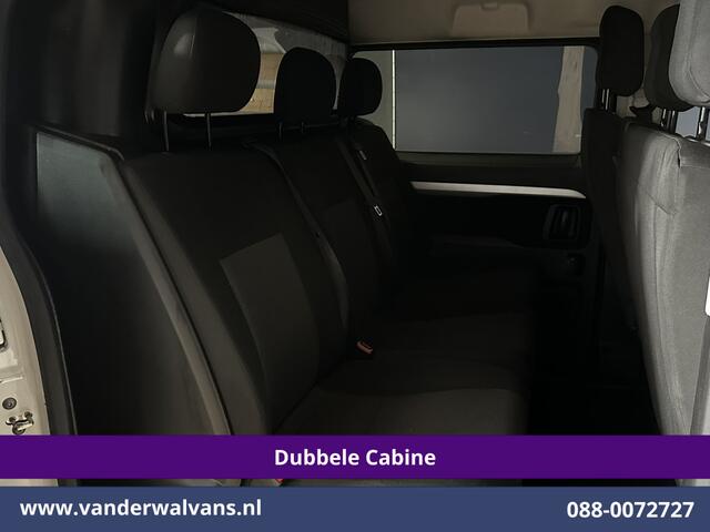 Citroen JUMPY 2.0 BlueHDI 123pk L3H1 Dubbele Cabine Euro6 Airco | 6-Zits | 2x Zijdeur | Camera | Navigatie | Apple Carplay Android Auto, Cruisecontrol, Parkeersensoren, 2500kg Trekhaak