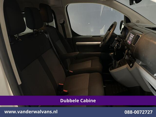Citroen JUMPY 2.0 BlueHDI 123pk L3H1 Dubbele Cabine Euro6 Airco | 6-Zits | 2x Zijdeur | Camera | Navigatie | Apple Carplay Android Auto, Cruisecontrol, Parkeersensoren, 2500kg Trekhaak