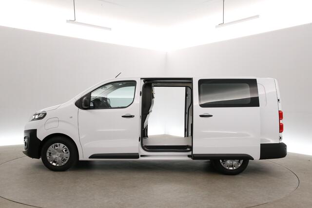 Citroen JUMPY Elektrisch L3H1 | Snelladen | SOH 99% | Airco | Camera | Cruise | 3 Zits | Carplay | 2xSchuifdeur