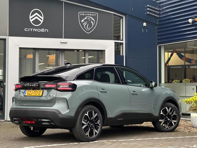 Citroen ë-C4 Max 54 kWh 156pk | Facelift!! | Parkeercamera/-sensoren (voor/achter) | Draadloze Carplay | DAB | Comfort Stoelen | Head-Up Display | LED | Draadloze telefoonlader | Skiluik | Stoel-/Stuurverwarming |