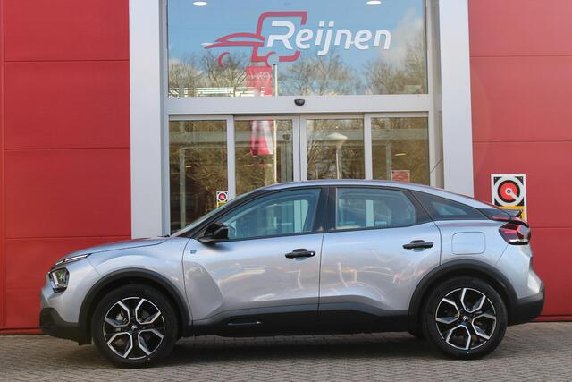 Citroen ë-C4 FEEL PACK 136PK 50 kWh | ACHTERUITRIJ CAMERA | NAVIGATIE | APPLE CARPLAY/ANDROID AUTO | LED KOPLAMPEN | CLIMATE CONTROL | CRUISE CONTROL | 18" LICHTMETALEN VELGEN | DAB+ RADIO |