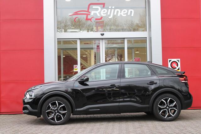 Citroen ë-C4 FEEL PACK 136PK 50 kWh | ACHTERUITRIJ CAMERA | NAVIGATIE | APPLE CARPLAY/ANDROID AUTO | LED KOPLAMPEN | CLIMATE CONTROL | CRUISE CONTROL | 18" LICHTMETALEN VELGEN | DAB+ RADIO |