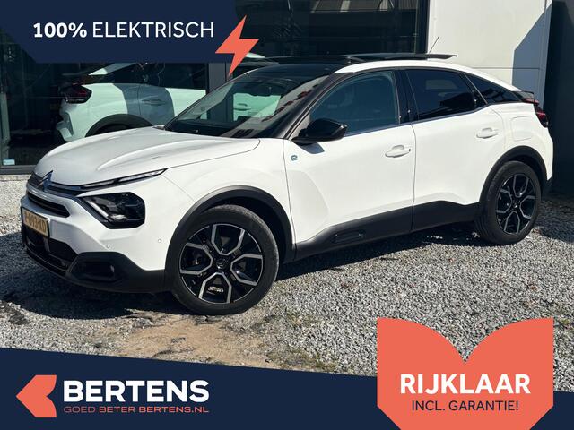 Citroen ë-C4 Shine 50 kWh | Panoramadak! | Rijklaar geleverd incl 24 maanden BOVAG garantie! |