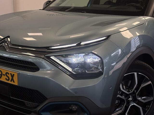 Citroen ë-C4 Shine 50kWh EV 136pk AUTOMAAT | UNIEKE KM-STAND! | LEDER | ADAPTIVE CRUISE | NAVI | STOEL+STUURVERW. | APPLE CARPLAY / ANDROID AUTO | CAMERA | CLIMA | DAB+