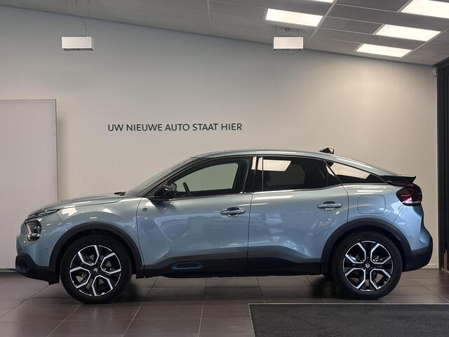 Citroen ë-C4 Shine 50kWh EV 136pk AUTOMAAT | UNIEKE KM-STAND! | LEDER | ADAPTIVE CRUISE | NAVI | STOEL+STUURVERW. | APPLE CARPLAY / ANDROID AUTO | CAMERA | CLIMA | DAB+