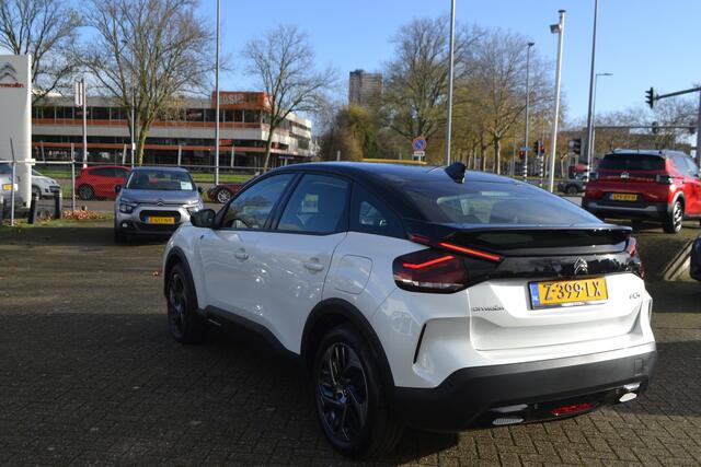 Citroen ë-C4 50 KW I FEEL I NAVIGATIE I ACHTERUITRIJCAMERA I L.M. VELGEN I MICA / PARELMOER KLEUR WIT + ZWART DAK I PARKEERSENSOREN ACHTER I POMPSET I IN STAAT VAN NIEUW I LAGE KM.STAND 128 Km I