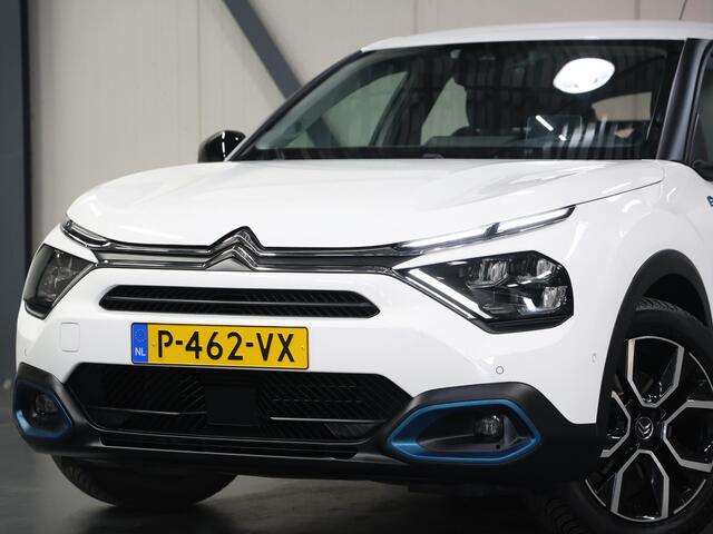 Citroen ë-C4 Feel Pack 50 kWh 136PK | 1ste eigenaar | AppleCarPlay/AndroidAuto | Head-Up Display | Navigatie | Adaptive Cruise Control | Keyless | Leer/Stof | StoelVerwarming | FULL LED | Camera | Isofix |