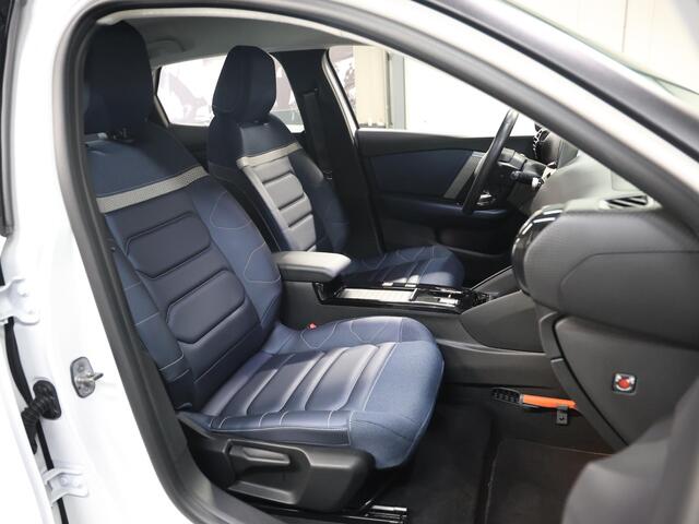 Citroen ë-C4 Feel Pack 50 kWh 136PK | 1ste eigenaar | AppleCarPlay/AndroidAuto | Head-Up Display | Navigatie | Adaptive Cruise Control | Keyless | Leer/Stof | StoelVerwarming | FULL LED | Camera | Isofix |