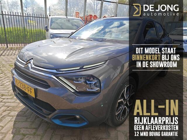 Citroen ë-C4 Shine 50 kWh ALL-INRIJKLAARPRIJS/Navi/Camera/Glazen panoramadak