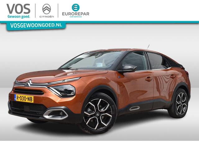 Citroen ë-C4 Shine 50 kWh | Navigatie | Apple Carplay & Android Auto | Camera | Parkeersensoren voor en achter | Dodehoekdetectie | Head Up Display | Stoelverwarming | Lichtmetaal | Zeer Compleet!
