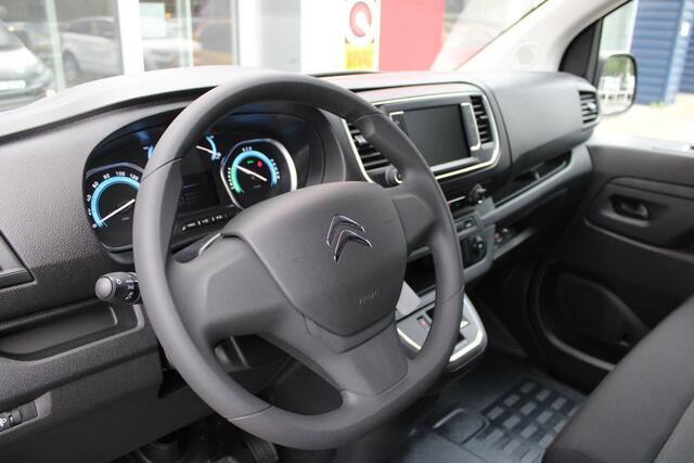 Citroen ë-Jumpy L2 136PK AUTOMAAT 75 kWh | NAVIGATIE 10" TOUCHSCREEN | ACHTERUITRIJ CAMERA | APPLE CARPLAY/ANDROID AUTO | PARKEERSENSOREN | CRUISE CONTROL | DAB+ RADIO | NIEUWE BUS! | 3-ZITS |
