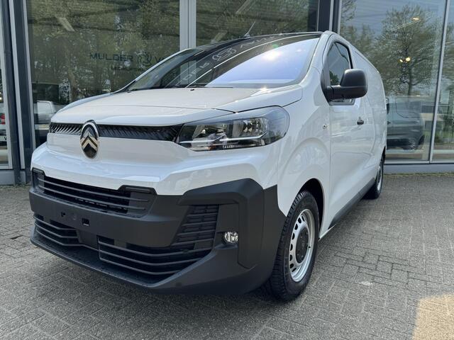 Citroen ë-Jumpy L2 75 kWh 136pk AUTOMAAT | 354 km WLTP | Airco | Cruise control | Bluetooth radio | Audiobediening stuurwiel | Parkeersensoren achter | Bestuurdersstoel comfort | Bank voorpassagiers | Tussenwand comfort met raam | e-PTO 400 | Laadkabel 3f. 11 kW | Reser