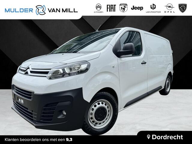 Citroen ë-Jumpy L2 50 kWh 136pk AUTOMAAT | ACTIE op = op! | 230 km WLTP | NAVI | Multimedia | Apple Carplay | Android Auto | Parkeersensoren achter | Bestuurdersstoel comfort | Bank voorpassagiers met opbergruimte| ECall pakket met geprogrammeerd voorverwarmen | Laadkabe