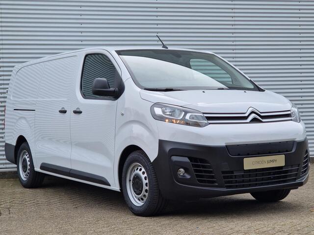 Citroen ë-Jumpy L3 75 kWh 136pk AUTOMAAT | ACTIE op = op! | 330 km WLTP | NAVI | Multimedia | Apple Carplay | Android Auto | Parkeersensoren achter | Bestuurdersstoel comfort | Bank voorpassagiers met opbergruimte| ECall pakket met geprogrammeerd voorverwarmen | Laadkabe