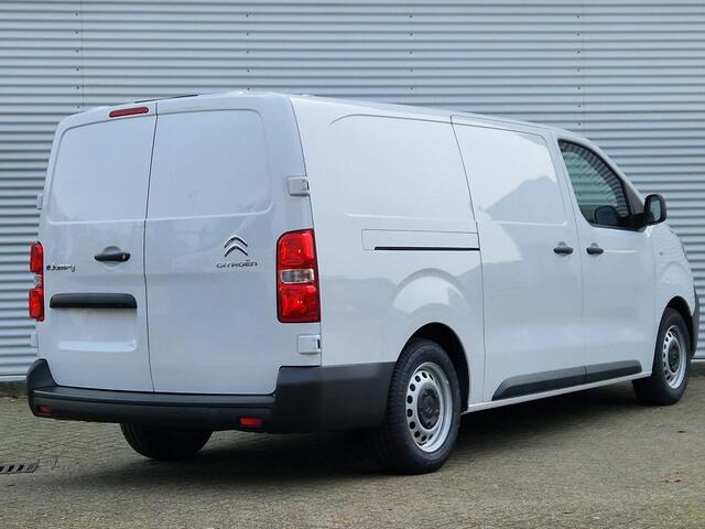 Citroen ë-Jumpy L3 75 kWh 136pk AUTOMAAT | ACTIE op = op! | 330 km WLTP | NAVI | Multimedia | Apple Carplay | Android Auto | Parkeersensoren achter | Bestuurdersstoel comfort | Bank voorpassagiers met opbergruimte| ECall pakket met geprogrammeerd voorverwarmen | Laadkabe