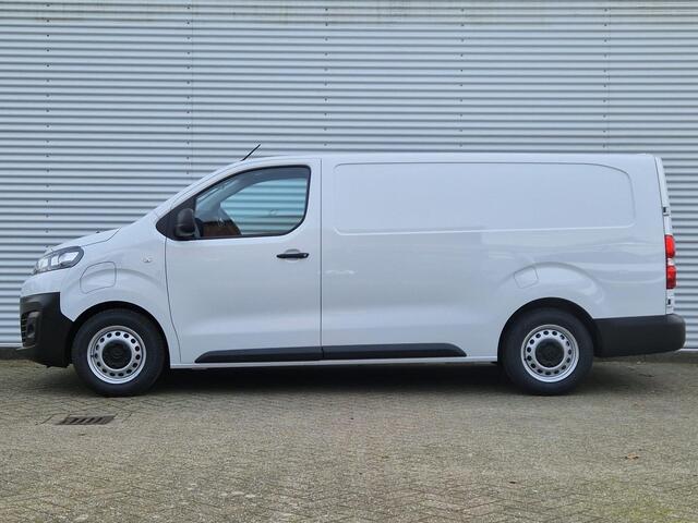 Citroen ë-Jumpy L3 75 kWh 136pk AUTOMAAT | ACTIE op = op! | 330 km WLTP | NAVI | Multimedia | Apple Carplay | Android Auto | Parkeersensoren achter | Bestuurdersstoel comfort | Bank voorpassagiers met opbergruimte| ECall pakket met geprogrammeerd voorverwarmen | Laadkabe