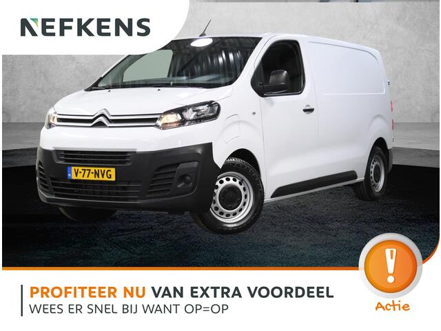 Citroen ë-Jumpy Club M L2 136PK 75 kWh | NIEUW! | 3-Fase | AppleCarPlay/AndroidAuto | Airco | Armsteun | 3 Zits | Cruise Control | Parkeersensoren |
