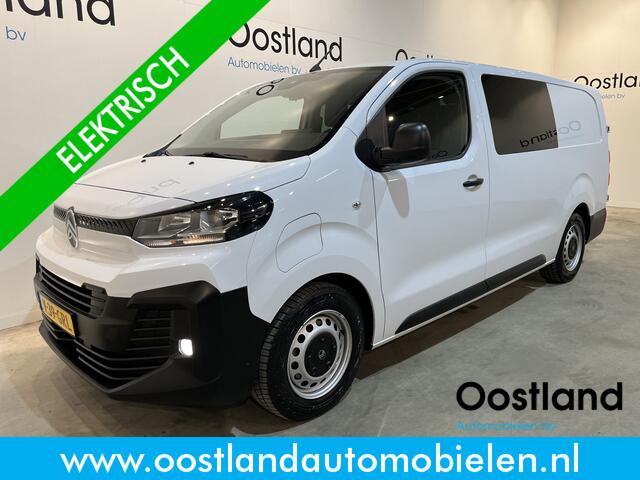 Citroen ë-Jumpy L3 136 PK DC Dubbel Cabine 75 kWh / 100% Elektrisch !! / Airco / CarPlay / Cruise Control / PDC / Navigatie / 6-Zits / 18.200 KM !!
