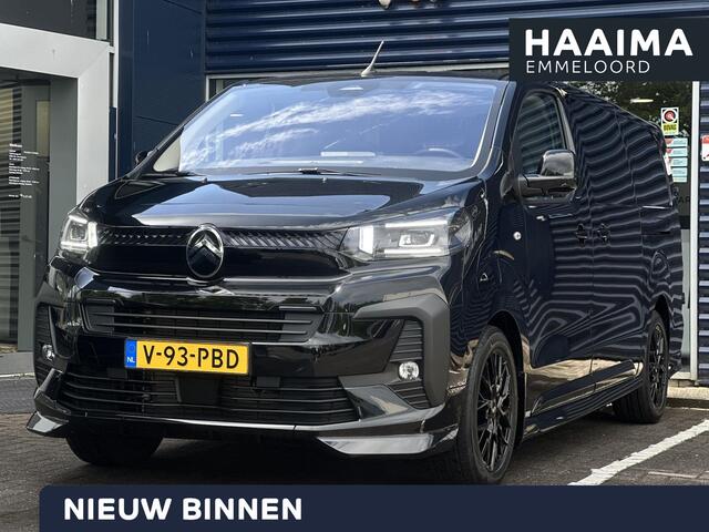 Citroen ë-Jumpy L3 136 75 kWh | STX | Leer | Stoel/-Stuurverwarming | Draadloze telefoonlader | Apple Carplay/Android Auto | Lichtmetalen velgen | Climate Control | Cruise Control | Parkeercamera/-sensoren | Inbouw |